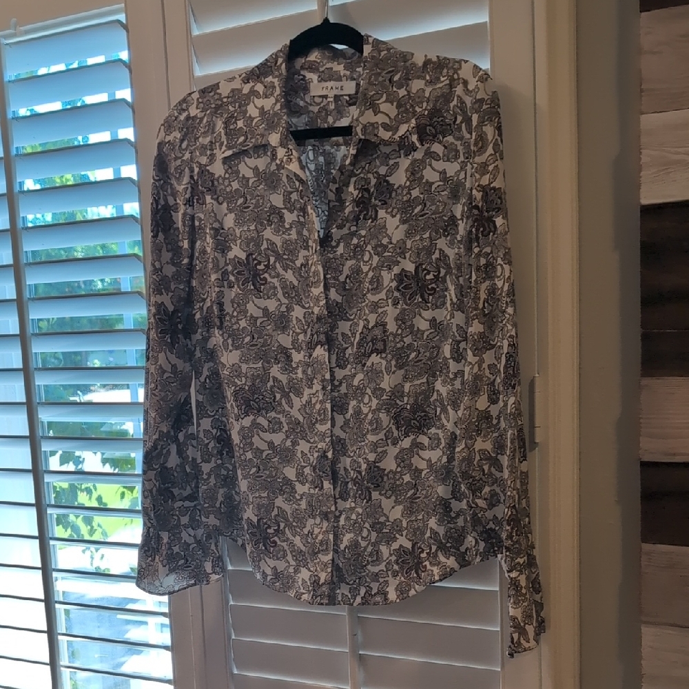 Frame Paisley Print Blouse